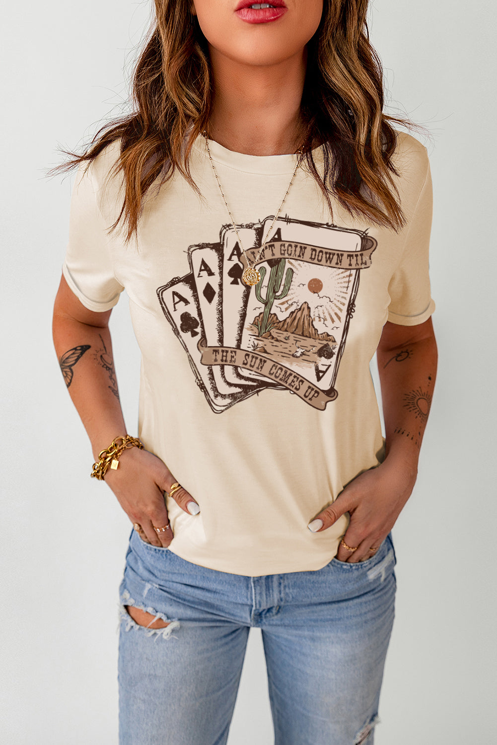 Poker Cards Graphic Tee