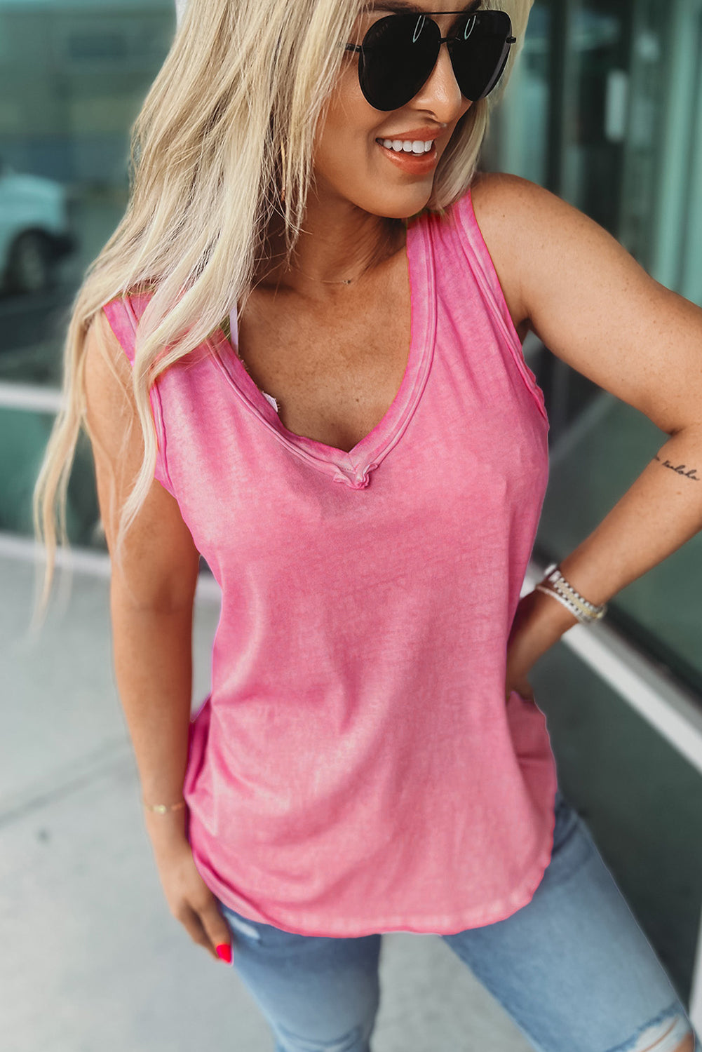 Pink Tank Top